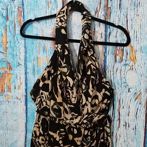 Rachel Rachel Roy Wander Halter Romper Black Sea - Picture 3 of 13